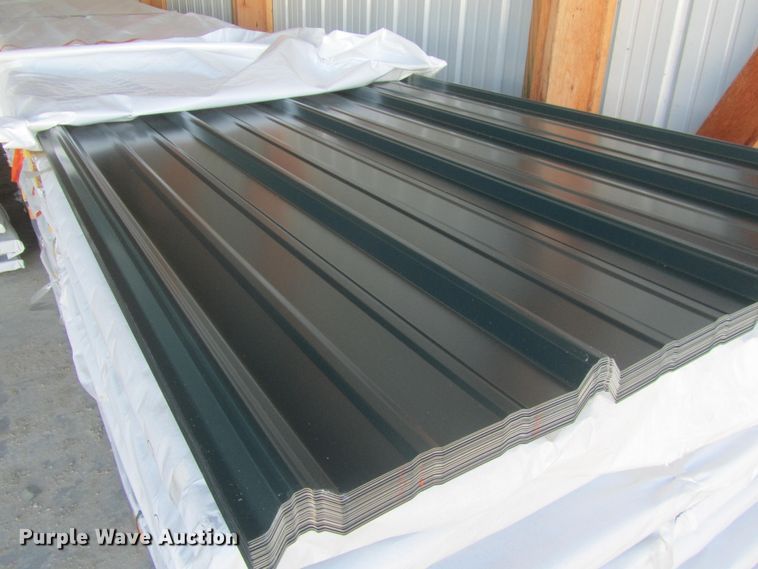 image for item G1960 (28) sheets of metal siding/roofing