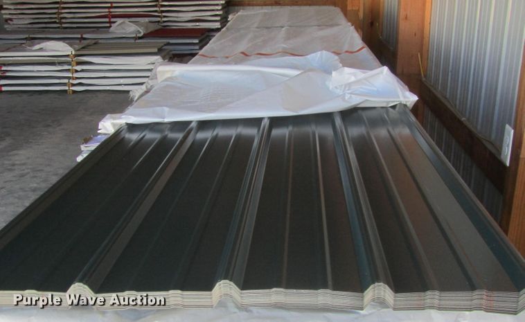 image for item G1960 (28) sheets of metal siding/roofing