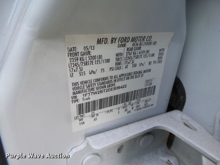 image for item GC9028 2013 Ford F250 Super Duty Crew Cab pickup truck