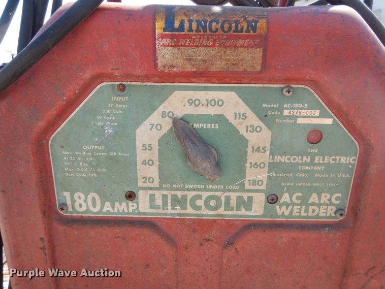 image for item GC9264 Lincoln AC-180-S welder
