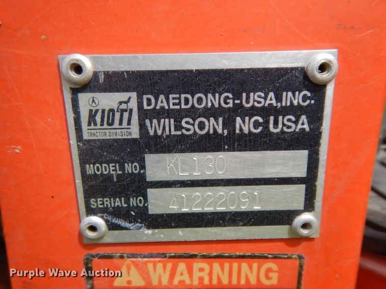 image for item GG9007 2004 Kioti CK25 MFWD tractor