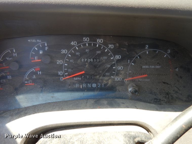 image for item GG9172 2001 Ford F550 Crew Cab utility truck