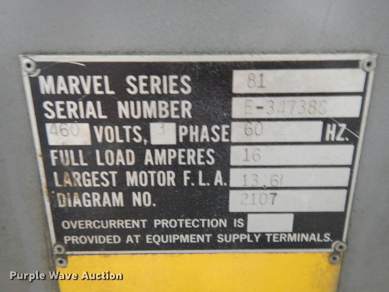 image for item GG9174 Marvel Series 81 metal bandsaw