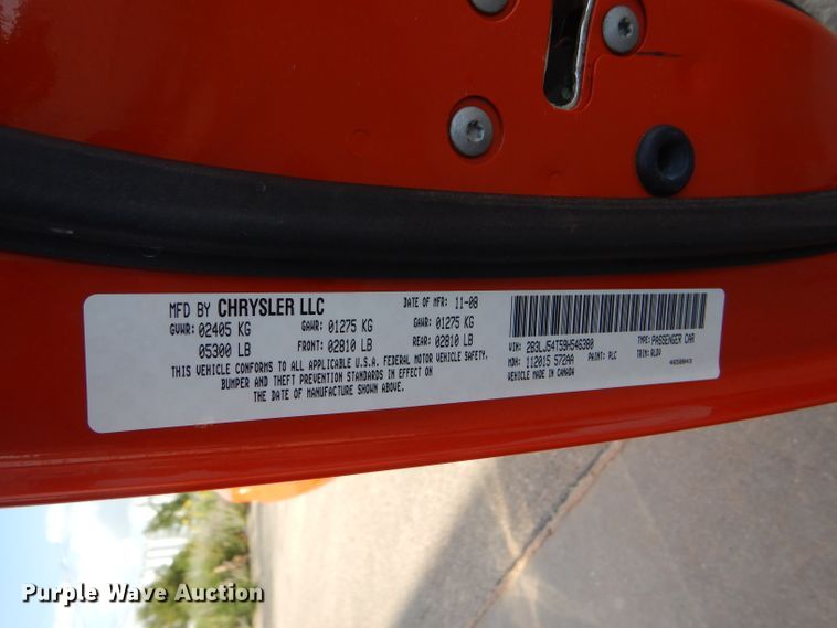 image for item GH9621 2009 Dodge Challenger R/T