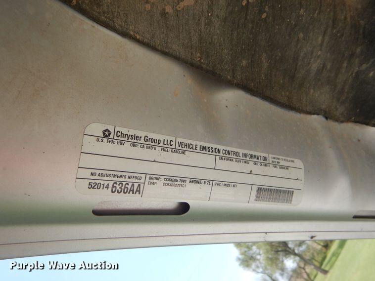 image for item GH9745 2012 Dodge Ram 2500 Crew Cab pickup truck