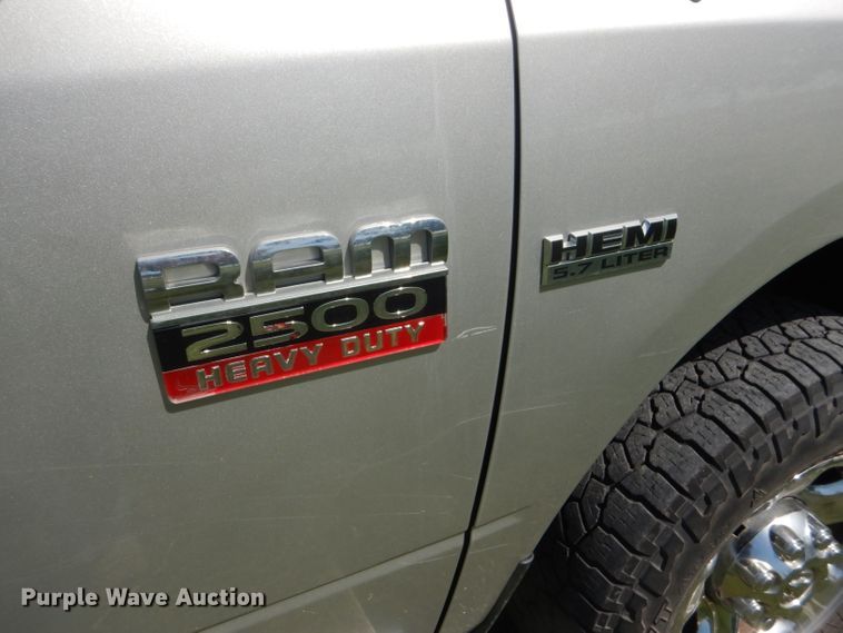 image for item GH9745 2012 Dodge Ram 2500 Crew Cab pickup truck