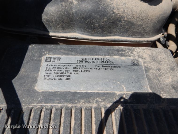 image for item GH9746 2015 Chevrolet Silverado 2500HD Double Cab pickup truck