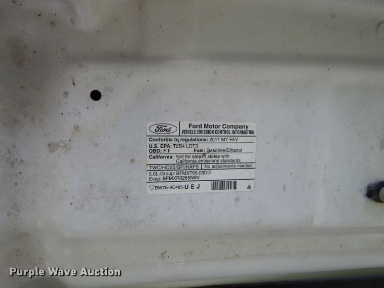 image for item GH9748 2011 Ford F150 XL SuperCab pickup truck