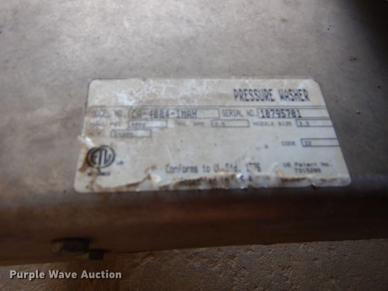 image for item GJ9835 2013 Mi-T-M CA-4004-1MAH pressure washer