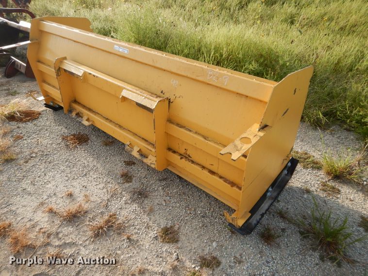 image for item GJ9844 92"W skid steer snow plow