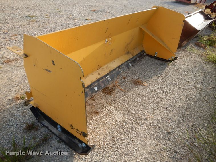 image for item GJ9844 92"W skid steer snow plow