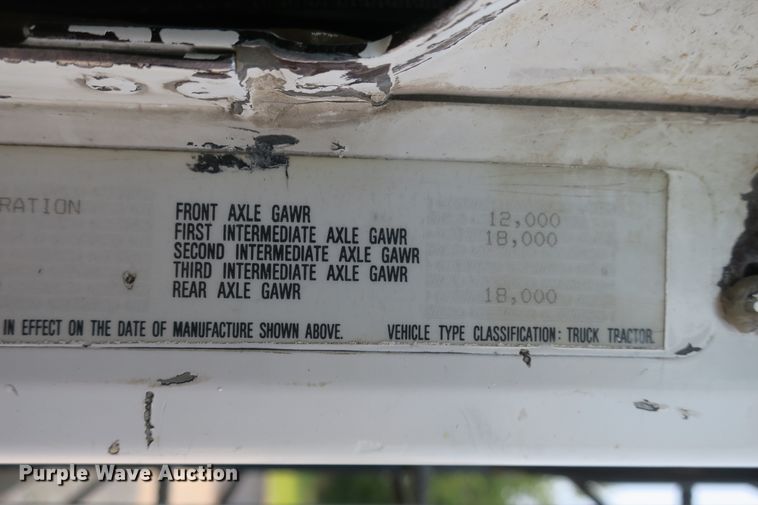 image for item DB10208 1992 Freightliner FLD dump truck