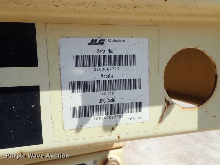 image for item DE0938 JLG 40RTS scissor lift