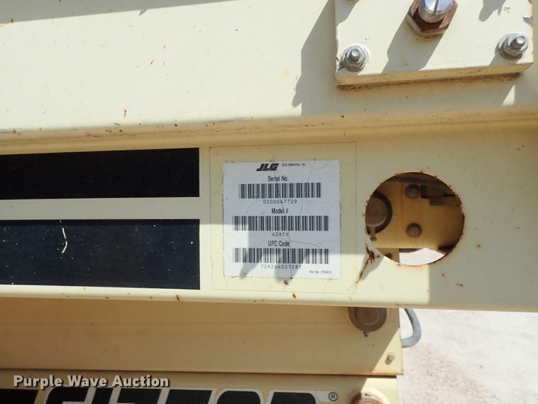 image for item DE0938 JLG 40RTS scissor lift