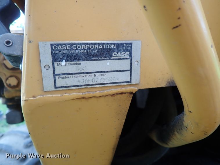 image for item DE0960 1999 Case 360 trencher