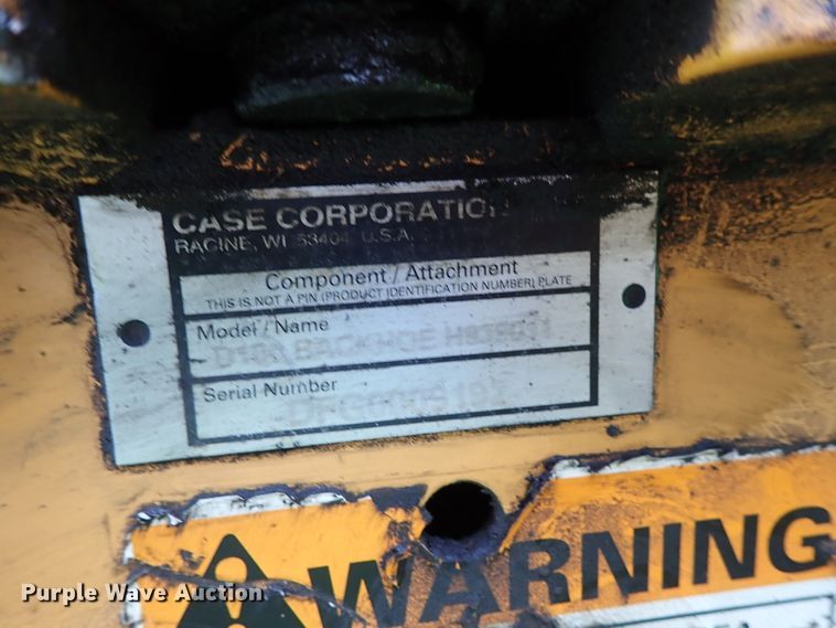 image for item DE0960 1999 Case 360 trencher