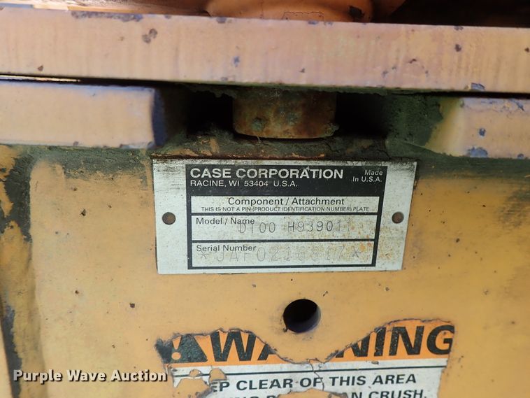 image for item DE0961 1996 Case 360 trencher