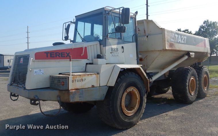 image for item DE2389 2001 Terex TA27 articulated haul truck