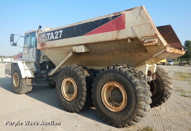 image for item DE2389 2001 Terex TA27 articulated haul truck