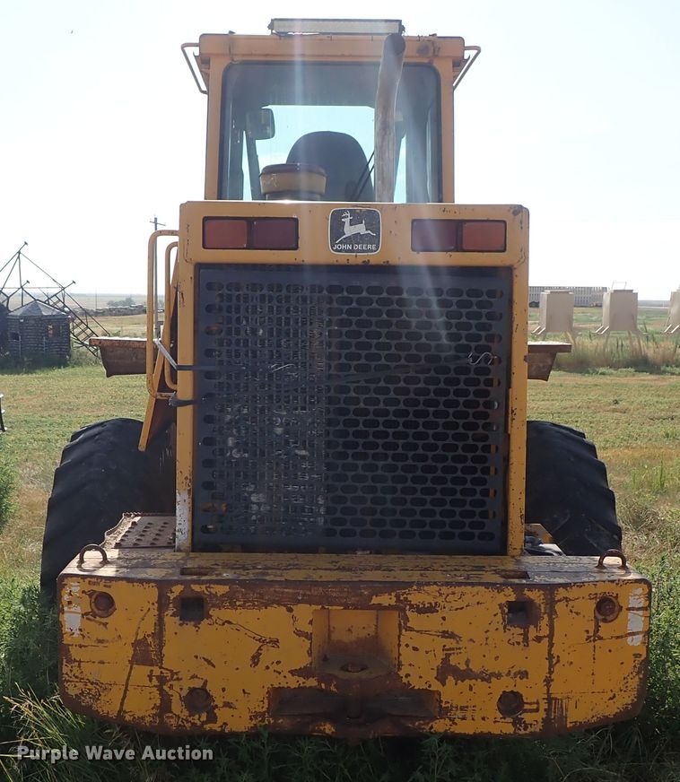 image for item DE5528 1988 John Deere 544E wheel loader