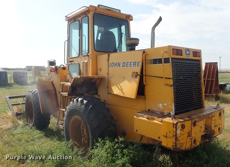 image for item DE5528 1988 John Deere 544E wheel loader