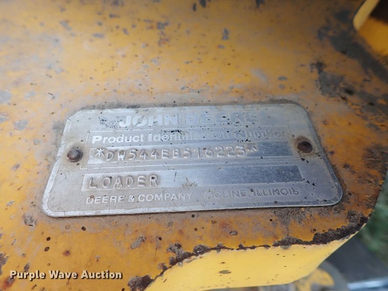 image for item DE5528 1988 John Deere 544E wheel loader