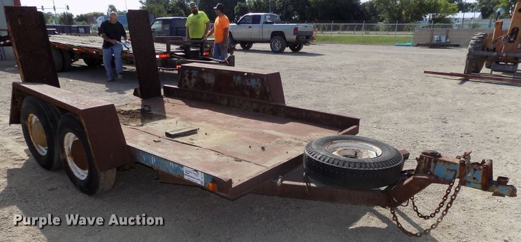 image for item DE7770 1993 shop built utility trailer