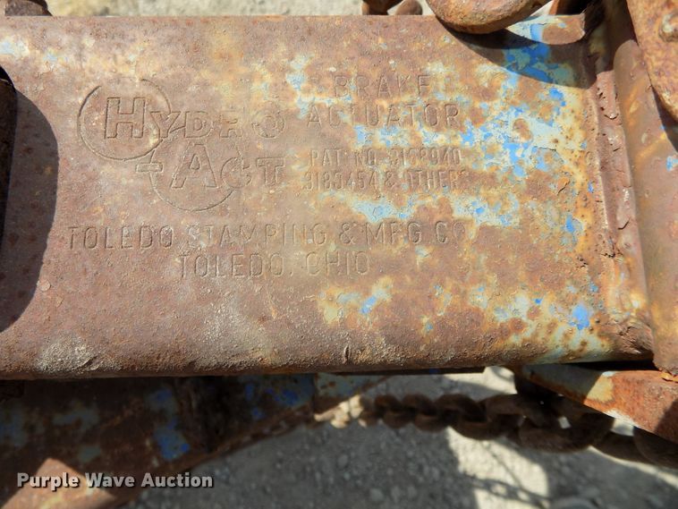 image for item DE7770 1993 shop built utility trailer