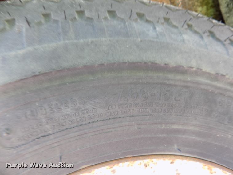 image for item DE7770 1993 shop built utility trailer