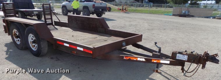 image for item DE7776 1996 EP Duo Lift T120TB utility trailer