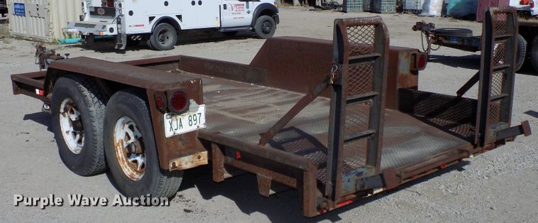 image for item DE7776 1996 EP Duo Lift T120TB utility trailer