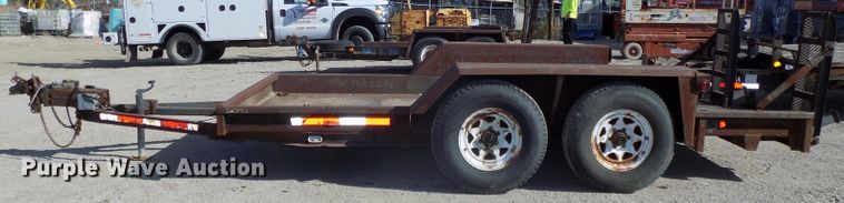 image for item DE7776 1996 EP Duo Lift T120TB utility trailer