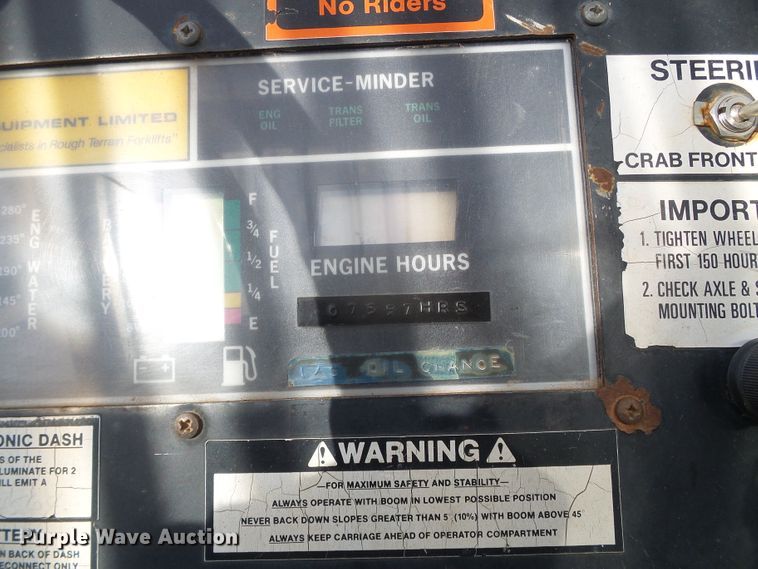 image for item DG0175 1988 Carelift ZB8034-44 telehandler