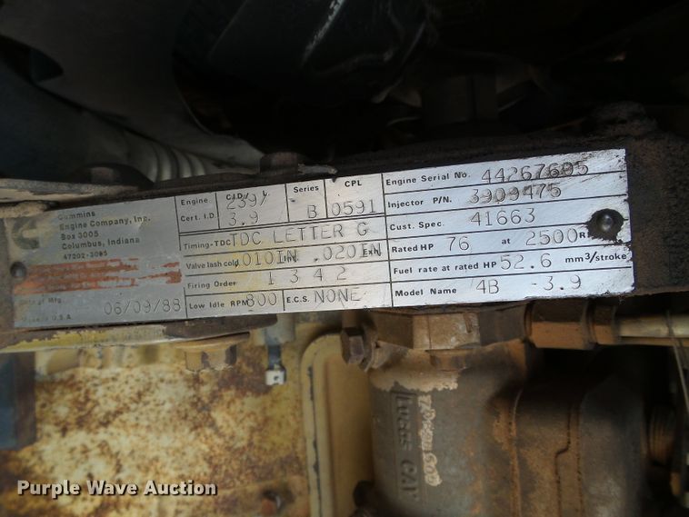 image for item DG0175 1988 Carelift ZB8034-44 telehandler