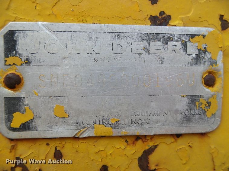 image for item DG0181 John Deere 480 forklift