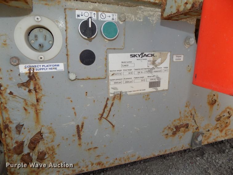 image for item DG2418 Sky Jack SJ4632 scissor lift