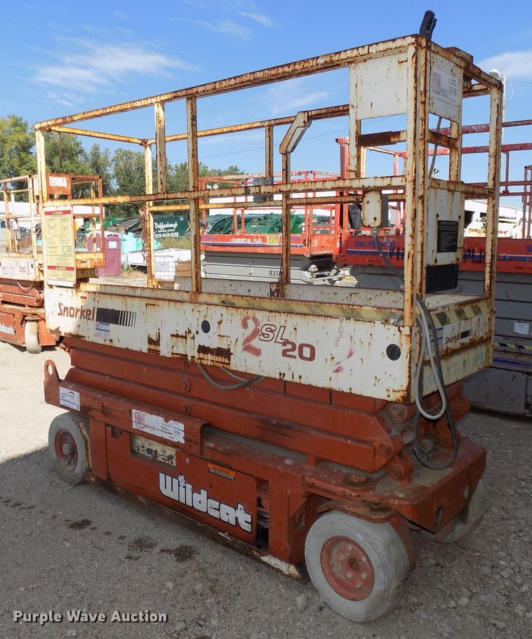 image for item DG2421 Snorkel SL20 Wildcat scissor lift
