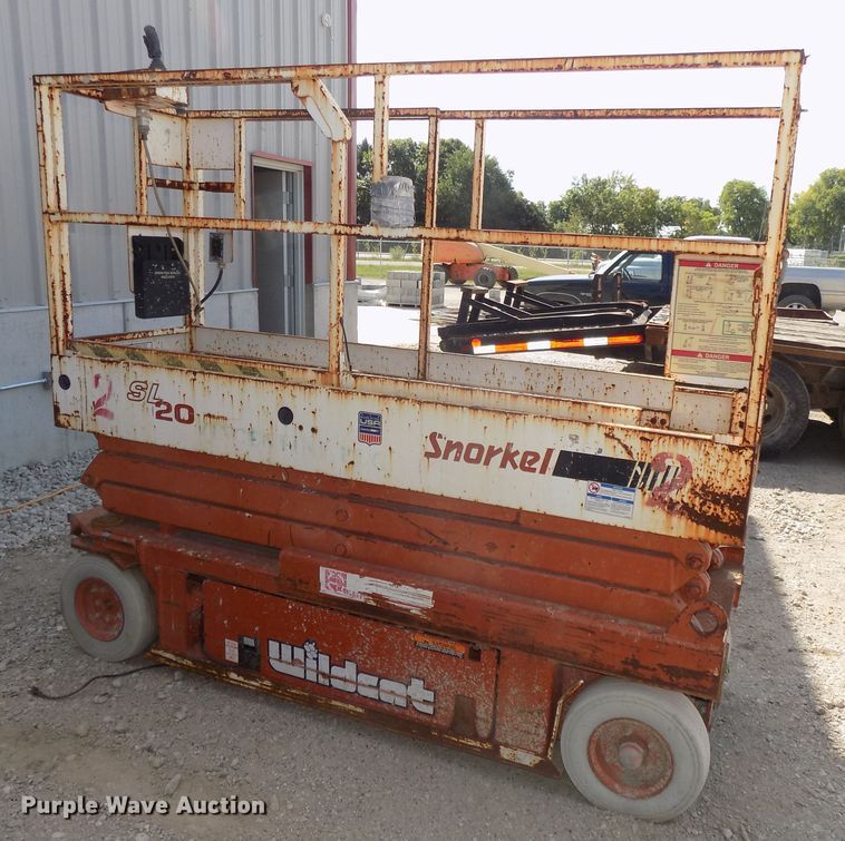 image for item DG2421 Snorkel SL20 Wildcat scissor lift