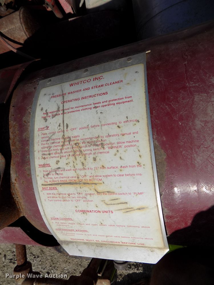 image for item DG2425 Whitco Inc. steam cleaner