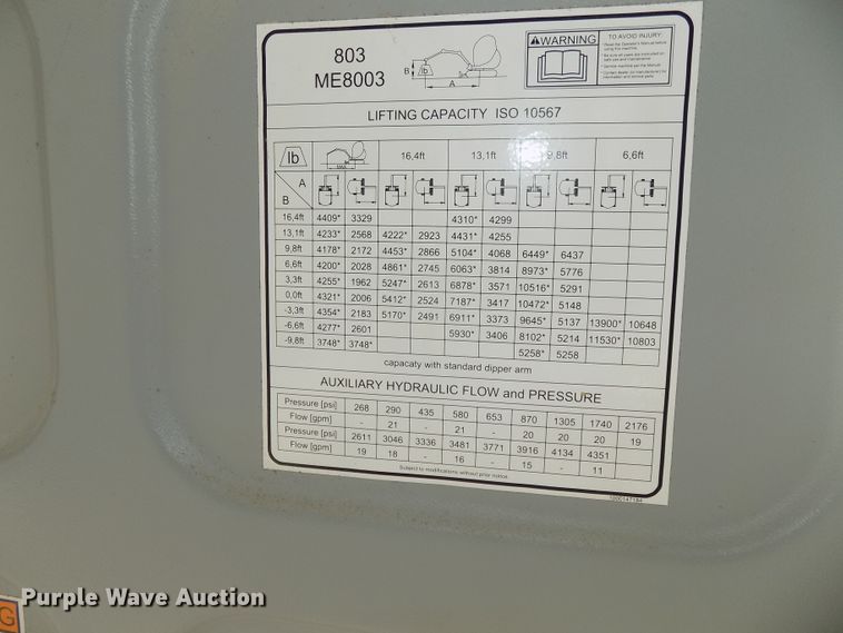 image for item DG2428 2006 Gehl G8003 RD mini excavator