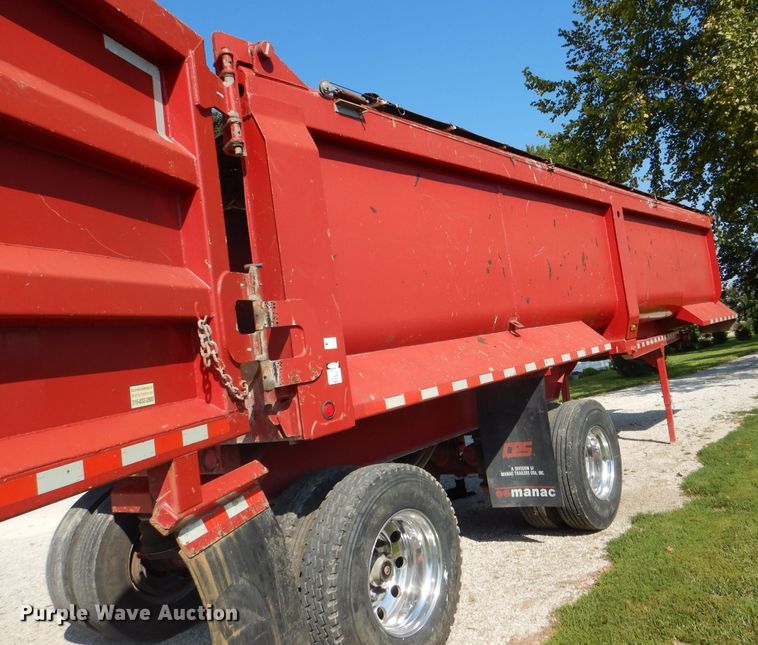 image for item DG4946 2008 CPS Manac TSD30 barrel end dump trailer