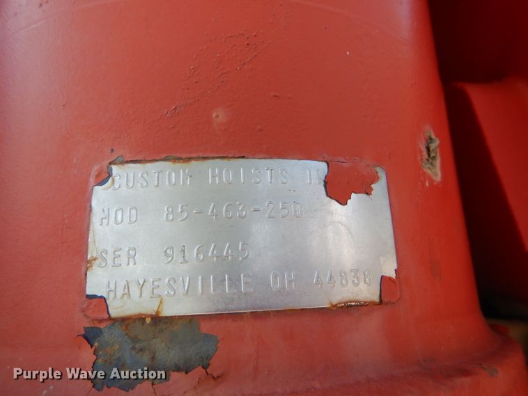 image for item DG4946 2008 CPS Manac TSD30 barrel end dump trailer