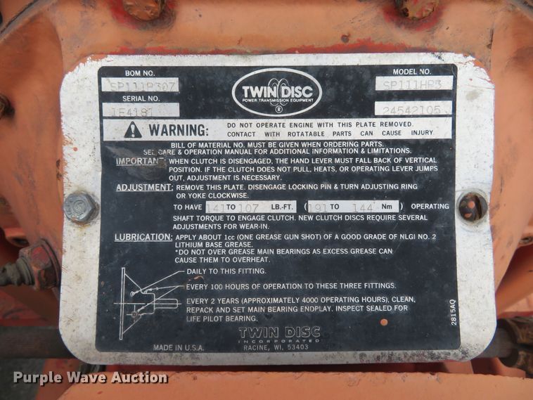 image for item DH1516 1995 Morbark 13 wood chipper