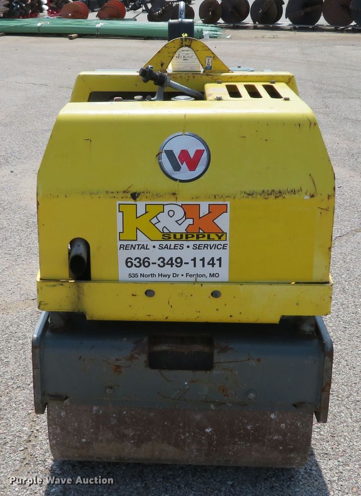 image for item DH1555 2014 Wacker Neuson RD7 double drum vibratory roller
