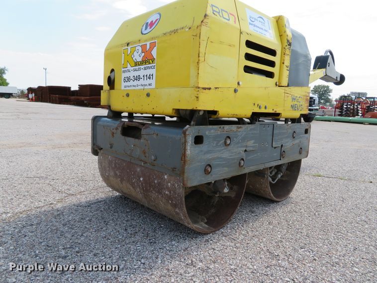 image for item DH1555 2014 Wacker Neuson RD7 double drum vibratory roller