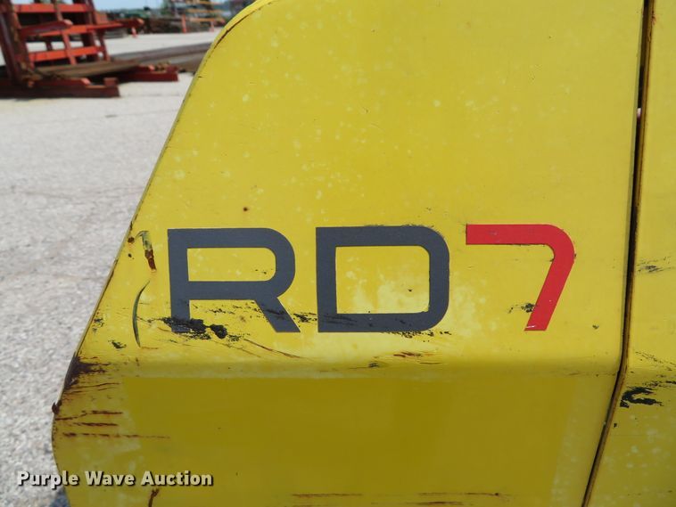image for item DH1555 2014 Wacker Neuson RD7 double drum vibratory roller