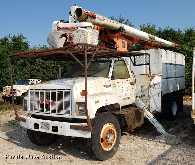 image for item DH2802 1992 GMC TopKick C5500 bucket truck