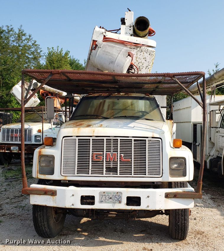 image for item DH2802 1992 GMC TopKick C5500 bucket truck