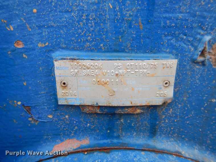 image for item DH3540 2014 Thompson 4TS centrifugal pump