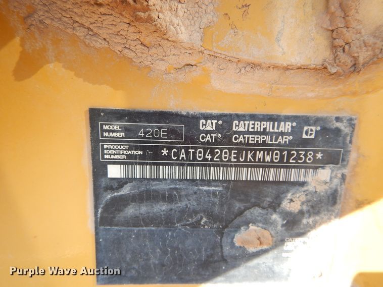image for item DH3565 2007 Caterpillar 420E IT backhoe